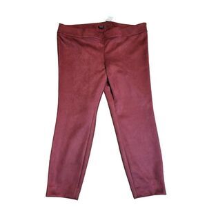LOFT Burgundy Leggings